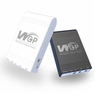 WGP Mini DC UPS 10400mAh – 10-Hour Backup for WiFi Router & ONU | 5V/9V/12V Output | Includes 12V 3A Adapter
