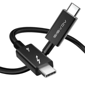 Acasis TB200 Thunderbolt 4 Cable 2M – 40Gbps Data Transfer, 100W PD, 8K@60Hz Display Support