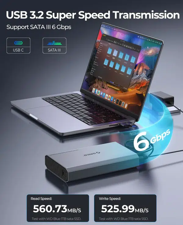 ORICO DD35 C3 3.5 Inch External Hard Drive Enclosure - Image 3