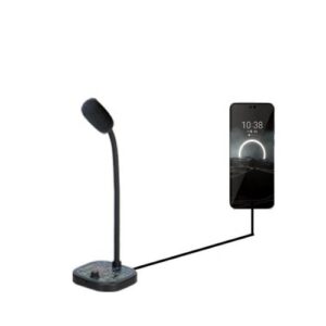 MK-100 Microphone for Podcasting, Streaming & Voice Changing – Pro Audio Quality USB Mic