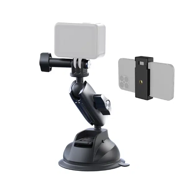 TELESIN TE-SUC-010 Camera Suction Cup Mount - Image 2