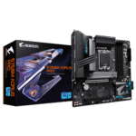 GIGABYTE B760M AORUS PRO M-ATX Motherboard – LGA1700 Intel B760 DDR5, Dual M.2, PCIe 4.0, USB 3.2 Gen 2x2, 2.5GbE LAN