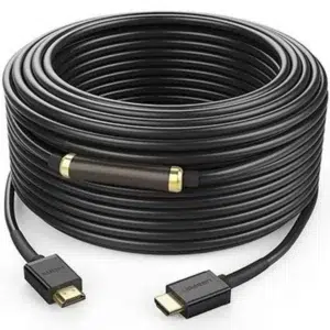 UGREEN HDMI to HDMI Cable with Signal Booster IC – 50M, Black (Model 50765)