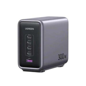 Ugreen CD333 Nexode 300W USB-C GaN Charger – 5-Port Desktop Charging Station (90903B)