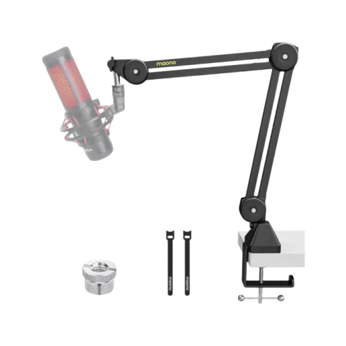 Maono BA37 Microphone Boom Arm Stand – Adjustable Studio & Podcast Mic Holder
