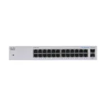 Cisco CBS110‑24T‑EU 24‑Port Gigabit Ethernet Unmanaged Switch with 2 Combo Gigabit SFP Ports