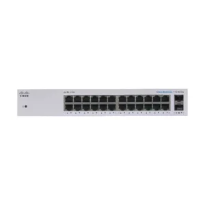 Cisco CBS110‑24T‑EU 24‑Port Gigabit Ethernet Unmanaged Switch with 2 Combo Gigabit SFP Ports