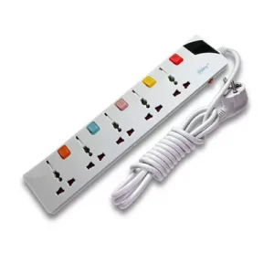 Many MTS-G157 5 Port Power Strip – 2 Pin White
