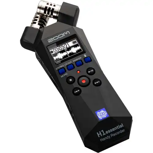 Zoom H1 Essential 2-Track Handy Audio Recorder - Image 3