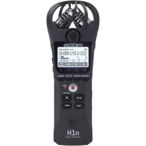 Zoom H1n Handy Recorder – Portable Professional Audio Recorder for Interviews, Music & Film