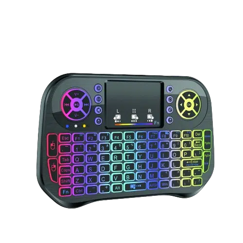 I10 Air Mouse Mini Keyboard Dual Mode 7 Colors Backlight Touchpad Remote Control