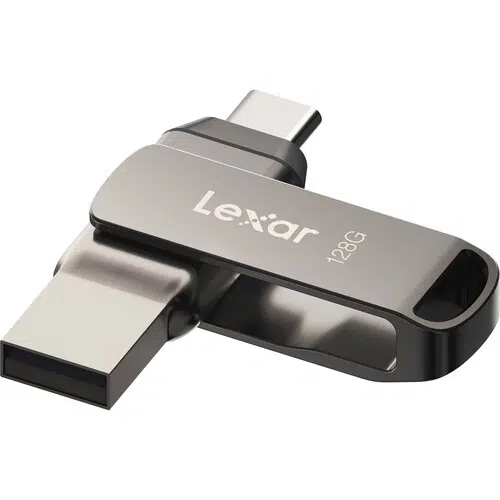 Lexar JumpDrive D400 128GB Pen Drive – Dual USB & Type-C