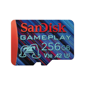 SanDisk GamePlay 256GB Memory Card microSDXC 190MB/s, 130MB/s W, UHS-I, V30, U3, C10