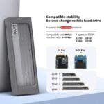 Lexar E300 M.2 NVMe SSD Enclosure USB-C 10Gbps - Image 2