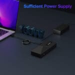 WAVLINK UG69PD24 Triple 4K Docking Station - Triple Display 4K@60Hz 10-in-1 Universal Docking Station - Image 3