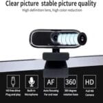 Q5 Full HD Webcam – 2MP Wide-Angle Camera 30fps Video for Streaming & Video Calls - Image 3