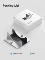 HAGiBiS MMS04 Vertical Stand for Mac Mini – Space-Saving Aluminum Holder - Image 4