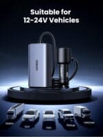 UGREEN NEXODE EC706 150W Car Charger #35027 - Image 3