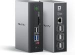 IVIIN 19-in-1 USB-C Docking Station – Quadruple Display Laptop Hub
