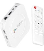 H96 Max H618 Plus Android TV Box – Android 14, Allwinner Quad-Core, 4GB RAM, 128GB Storage, 8K UHD, WiFi 6, Bluetooth 5.4, Voice Remote, 100M LAN