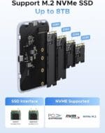 UGREEN D619 Magnetic M.2 NVMe SSD Enclosure 55150 - Image 4