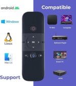 M8 Air Mouse Smart Voice Remote Control – 2.4G RF Wireless Keyboard with Motion Sensing & Built-in Mic - Image 3