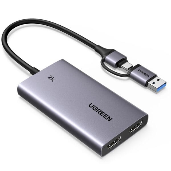 UGREEN CM726 HDMI Video Capture Card – 4K USB 3.0 Streaming & Recording