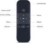M8 Air Mouse Smart Voice Remote Control – 2.4G RF Wireless Keyboard with Motion Sensing & Built-in Mic - Image 2