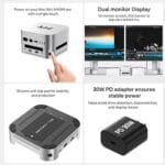 ACASIS M001 Mac mini M4 Dock & Dual Bay NVMe SSD Enclosure - Image 3