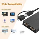 WAVLINK WL-UG7602HC USB to Dual HDMI Adapter - Image 4