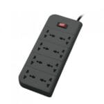 Belkin F9E800ZB 8 Socket Power Strip Surge Protector 2 Meter