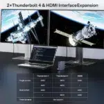 Acasis DS9007 Thunderbolt 4 Docking Station | 21-in-1 40Gbps Dock - Image 6