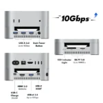 ACASIS M001 Mac mini M4 Dock & Dual Bay NVMe SSD Enclosure - Image 5