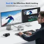 Acasis M001Pro Mac mini M4 40Gbps Docking Station & Dual Bay SSD Enclosure - Image 3