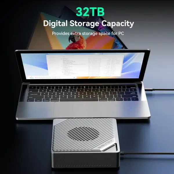 Acasis EC-3901 40Gbps 4 Bay M.2 NVMe RAID Enclosure with Thunderbolt 4/3 - Image 3