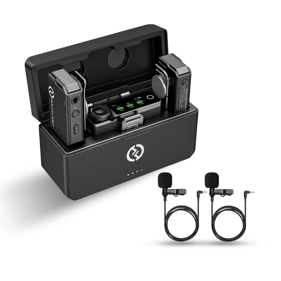 Hollyland-LARK-MAX-Duo-2-Person-Wireless-Microphone-System-2.4-GHz-Black-1.webp Hollyland LARK MAX Duo Wireless Microphone - Image 1