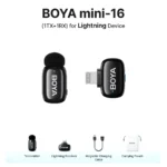 BOYA Mini 16 Wireless Microphone for IOS Best Devices - Image 3