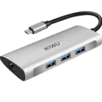 WiWU Alpha A631STR 6‑in‑1 USB‑C Hub