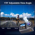 Ausek AT-M86TR 8K Action Camera – Waterproof 170° Wide Angle Remote Control Sports Cam - Image 3
