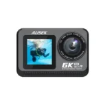 Ausek AT-S84T 6K Action Camera – Dual Screen Waterproof Sports Cam - Image 3
