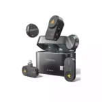 Maono Wave T5 Wireless Lavalier Microphone Combo – Dual Transmitters, Noise Cancellation - Image 2