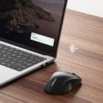 UGREEN MU101 25440 Ergonomic Wireless Mouse – Dual Mode Bluetooth & 2.4GHz, Silent Click - Image 3