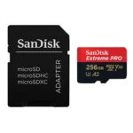 SanDisk Extreme PRO 256GB Memory Card microSDXC UHS‑I – Up to 200 MB/s Read, U3/V30/A2, Includes SD Adapter - Image 2