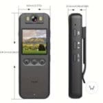 CS12 Body Camera – 1440P Wi-Fi Security Cam with Night Vision & App Control - Image 2