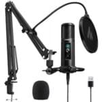 MAONO AU-PM422 USB Studio Condenser Microphone for Podcasting & Streaming