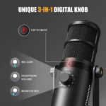 MAONO PD400X USB/XLR Dynamic Podcast Streaming Microphone - Image 2