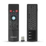 T6C Air Mouse 2.4GHz Wireless Remote – 7-Color Backlit Mini Keyboard with Touchpad & Rechargeable Battery
