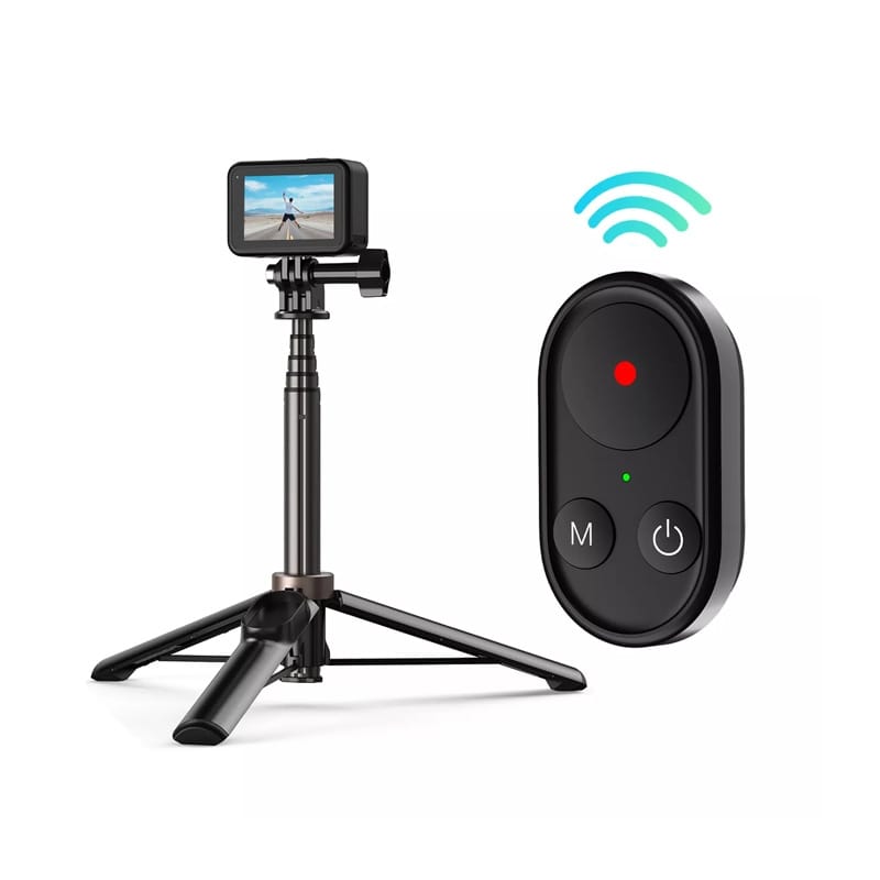 telesin-bluetooth-remote-control-selfie-stick-2.jpg TELESIN TE-RCSS-001 Bluetooth Remote Control Selfie Stick - Image 1