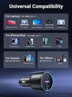 UGREEN 90413 130W Car Charger - Image 4