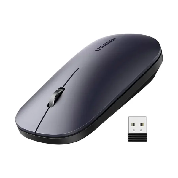 UGREEN MU001 Dual-Mode Wireless Mouse – 4000 DPI, Silent Clicks